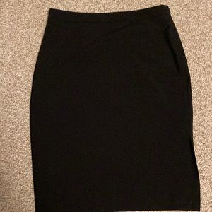 NWOT Banana republic fully lined black, pencil skirt